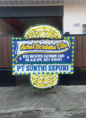 Papan Bunga Duka di Demta