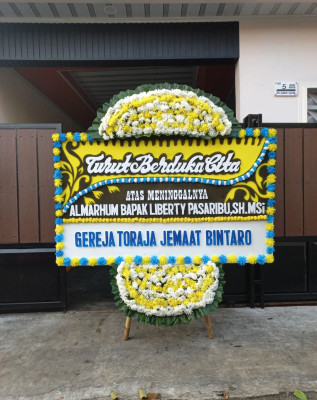 Papan Bunga Duka di Demta