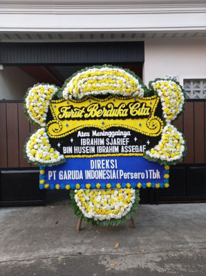 Papan Bunga Duka di Demta